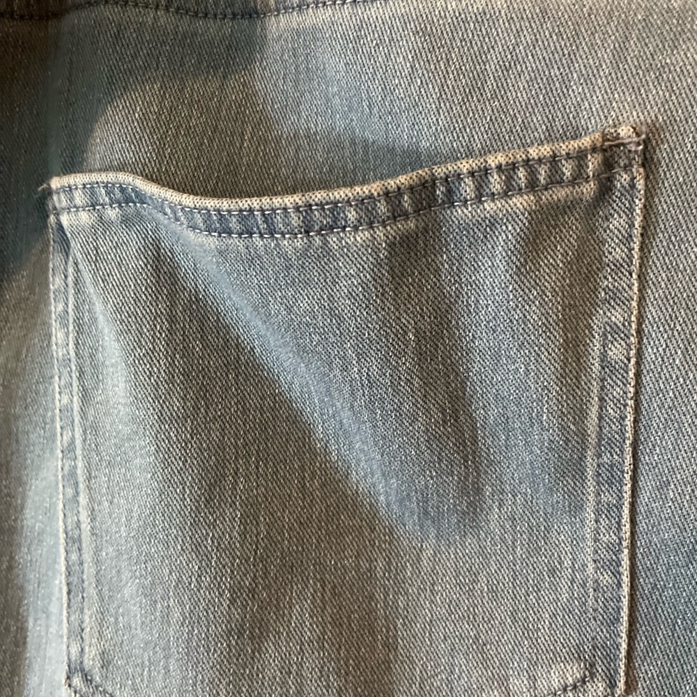 Lands' End Women's Cropped Jeans in Blue - Picture 5 of 9